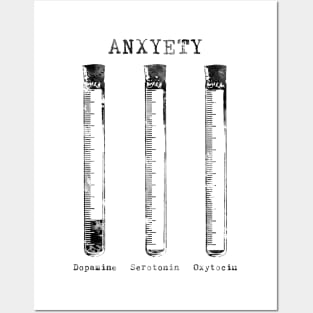Vial Test Tube Anxiety Posters and Art